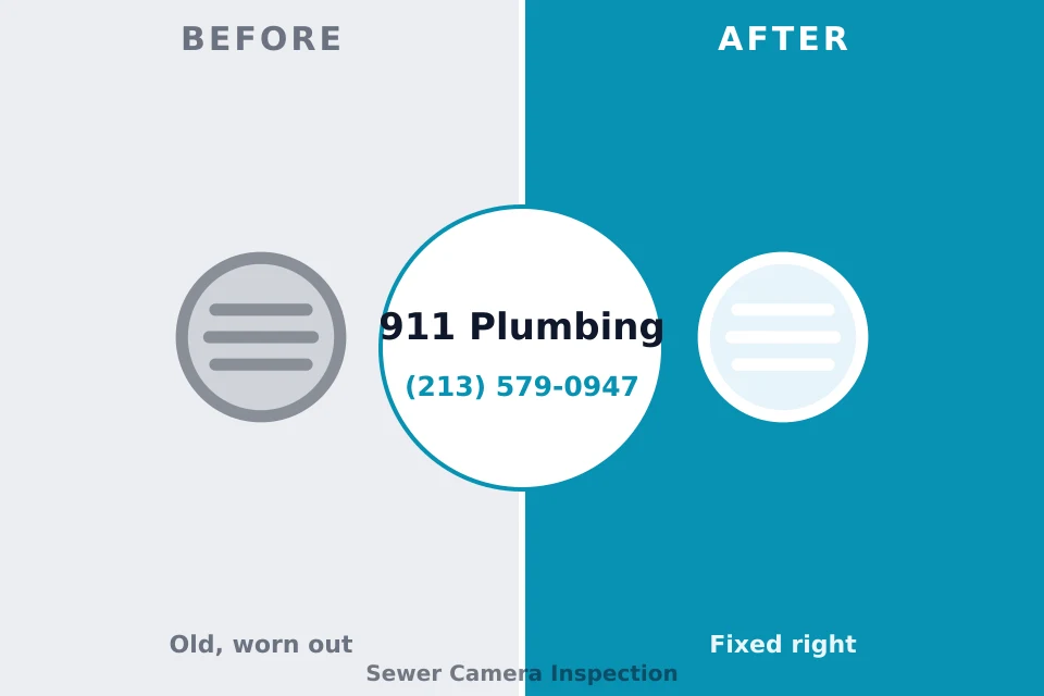 Before and after: plumbing repair Hoosick Falls, NY